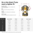 thumbnail image 2 of Cauagu Bee Kind Men's Short Sleeve Button Down Hawaiian Shirt for Men Bowling Shirts Casual Summer Beach Shirt,3X-Large, 2 of 6