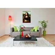 Mona Lisa by Leonardo Da Vinci Poster 24.5 x 36.5 inches - Laminated