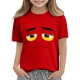 thumbnail image 6 of HOMADLES Toddler Boys Tee Short Sleeve Shirts for Boys Cotton Crewneck Graphic Tees Summer Lightweight T Shirt, Red 6 T, 6 of 6