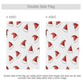 thumbnail image 4 of Yayeee Garden Flag 12"x18" Double Sided Outdoor Yard Lawn Holiday Decorations, Cute Santa Hats Pattern, 4 of 6