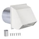 thumbnail image 5 of Cubierta de ventilación de secadora para exteriores, accesorios resistentes a la intemperie, cubierta de ventilación de pared 6 pulgadas blanco, 5 of 9