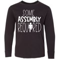 thumbnail image 3 of Inktastic Some Assembly Required Left Leg Amputee Long Sleeve Youth T-Shirt, 3 of 5