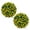 F, variant on Artificial Boxwood Topiary Ball UV Resistant Weather-proof Hanging Faux Flower Greenery Sphere Outdoor Garden Porch Patio Fake Boxwood Plants Ball