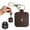 Coffee(1PCS), variant on 1PC Artificial Leather Ring Holder Keychain,Portable Travel Ring Holder Pouch,Coin Holder Keychain,Coin Holder Keychain,Keychain Rings Bag for Purse,Jewelry Key Chain Bag for Rings,Necklaces,Coins