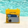 thumbnail image 4 of HonestMatter Waterproof Phone Case with Crossbody Strap, Submersible Dry Bag for Swimming, Floating Pouch for Rafting and Beach, Yellow, 4 of 5