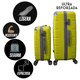 thumbnail image 5 of Juego 2 Maletas De Viaje 10 Kg Y 25 Kg Rigidas Ruedas Desmontables Y Candado Numerico, 5 of 5