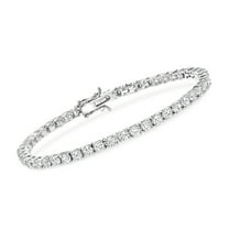 Ross-Simons 5.50 ct. t.w. CZ Tennis Bracelet in Sterling Silver, Women's, Adult
