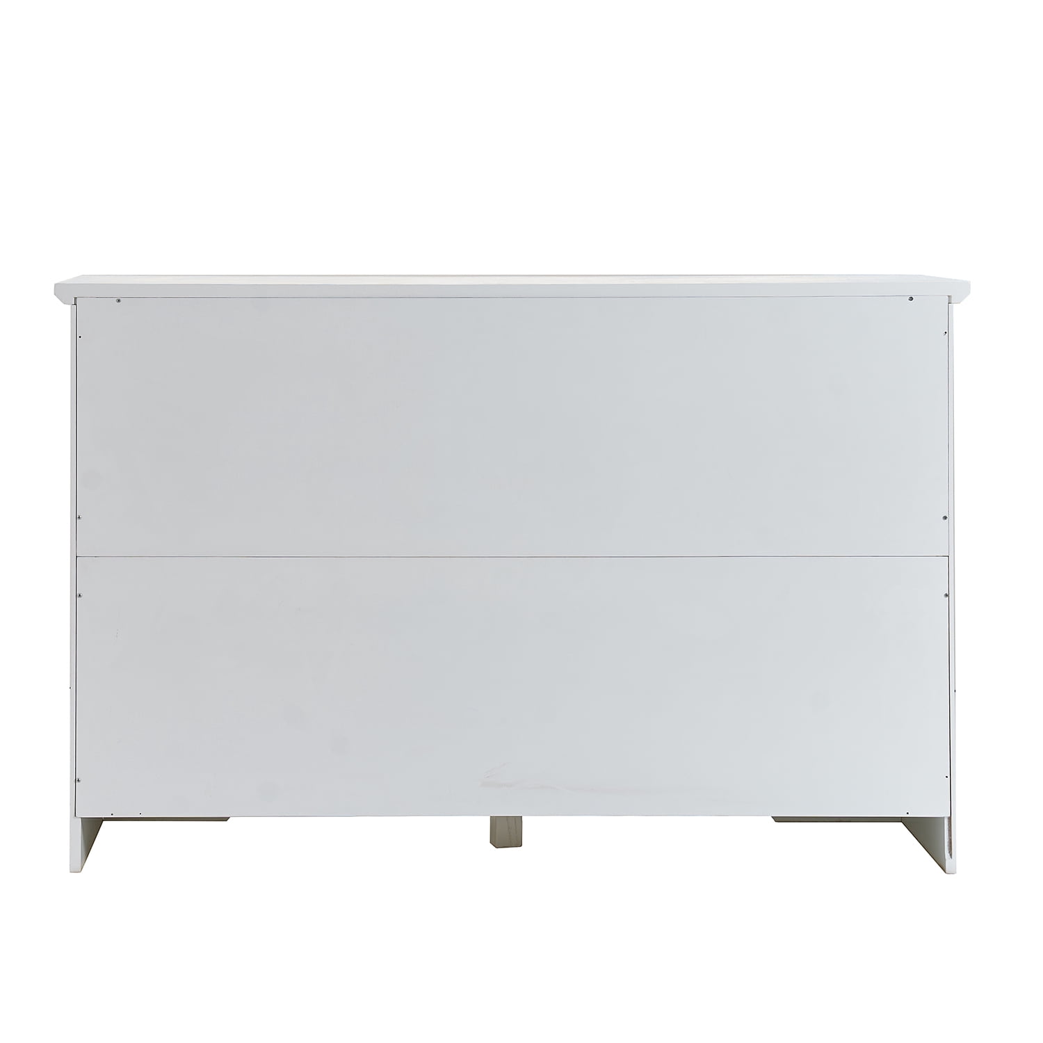 Mintazer 51" Large Sideboard Buffet Cabinet with Drawer, Storage Cabinet with 2 Glass Doors & Adjustable Shelves for Kitchen Living Room, White