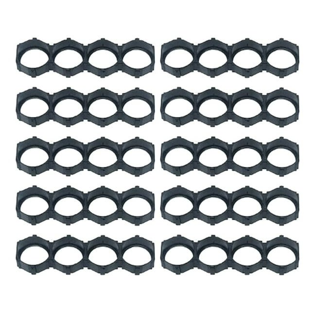 10pcs 21700 Battery holder Stand Plastic frame brackets for holding battery pack 10PCS 1x4