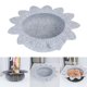 thumbnail image 4 of Cama de gato para de interior, cueva acogedora para , , de gato, perrera en apariencia , suministros para mascotas , Gris claro Sunnimix cama de fieltro para gatos, 4 of 8