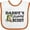White and Orange, variant on Inktastic Daddy's Fishing Buddy Boys Baby Bib