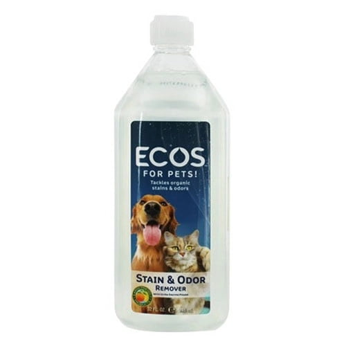 Earth Friendly ECOS For Pets Stain and Odor Remover, 32 oz, 3 Pack