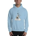 thumbnail image 6 of Key West Est 1828 Pirate Ship Vintage Map Fleece Compass Hoodie, 6 of 7