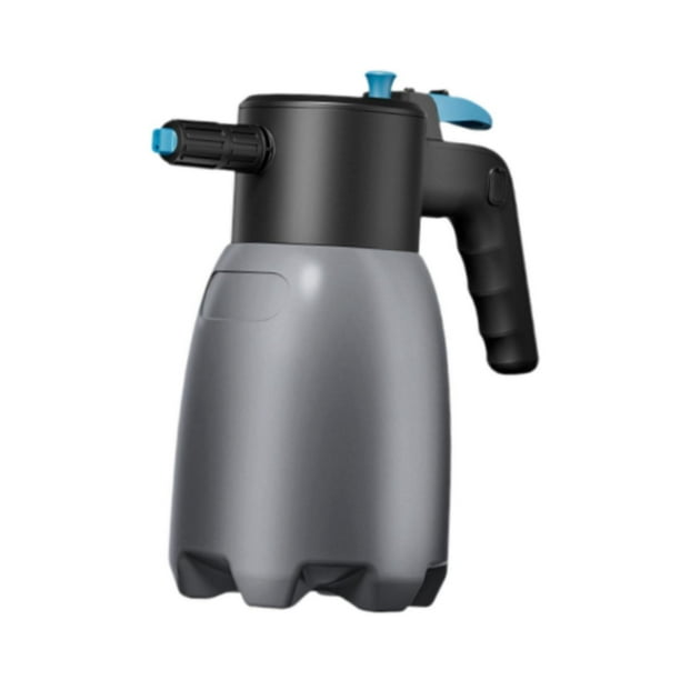 1700 ml de rociador de espuma eléctrica de automóvil mano de mano para ahorrar rociador de jabón líquido versátil para el jardín de césped ligero Gris
