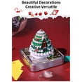 thumbnail image 4 of Bloc De Notas 3D, Bloc De Notas Artístico Con Talla De Papel De La Casa Del árbol De Navidad Para Regalo, 4 of 7