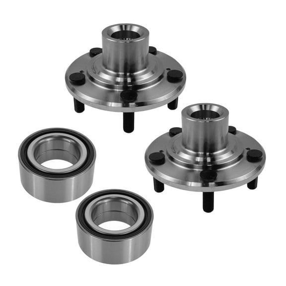 DAMAIJOY 2pcs Wheel Hub and Bearing Kit Assembly Right Passenger Left Driver Front Side for Acura for TSX 09-14,for Honda for Accord 08-12 for Accord Crosstour 10-11 for Crosstour 12-15 4 Piece