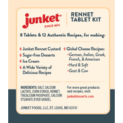 Junket Rennet Tablet Kit, 0.23 oz Bag, 8 Tablets