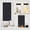 As shown, variant on Thermal Insulated Window Curtain for Winter and Summer, Roll-Up Blackout Window Cover with Buckle Straps, Energy Saving Heat Insulation Kit for Living Room Kitchen Attic Home Office