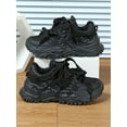 thumbnail image 4 of ZUTY Women's Thick-Soled dad Shoes are Breathable and Comfortable. Casual Sports Shoes are Anti-Slip and wear-Resistant for Outdoor Daily use Black 7, 4 of 6