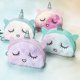 thumbnail image 3 of Lindo monedero de dibujos animados en forma de semicírculo con unicornio bordado, lindo monedero de peluche teñido anudado entrecerrado, 3 of 6