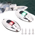 thumbnail image 4 of Boat Navigation Light, Multifunction DC12V Green Red Marine Sailing Signal Lamps  For Pontoon For Skeeters For Yacht, 4 of 8