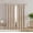 BEIGE, variant on Jacquard Clip Blackout Rod Pocket Single Window Panel