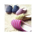 thumbnail image 6 of Women Man Striped Indoor Slippers Unisex Women House Shoes Non-Slip Warm Cotton Slippers Floor Slippers, 6 of 6