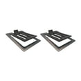 thumbnail image 1 of Bunblic 2Pcs Tilted Desktop Speaker Stands Brackets Anti Slip Bookshelf Desk Surround Sound Speaker Riser for Compact PC Small Gaming Black, 1 of 8