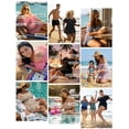 thumbnail image 6 of a.Jesdani Women Plus Size One piece Swimsuits Tummy Control Two Piece Bathing Suit Off Shoulder Ruffled Flounce Swimdress with Shorts Pink 2X, 6 of 12