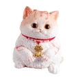 thumbnail image 3 of Siruishop Jouet Sensoriel de Simulation de Chat Adorable pour Enfants et Adultes, Cadeau Chat orange, 3 of 8