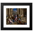 thumbnail image 2 of El Greco (Domenikos Theotokopoulos) 14x12 Black Modern Framed Museum Art Print Titled - Christ Driving the Money Changers from the Temple (ca 1570), 2 of 5
