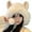 White, variant on Women's Cute Plush Winter Beanie, Thickened Toque Style Knit Hat with Ear Coverage, Warm and Soft Fleece Lined Cap,Khaki