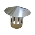thumbnail image 4 of Tapa Protectora para Chimenea Sunnimix cubierta Protectora Plateada para lluvia 12cm, 4 of 8