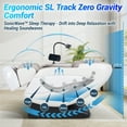 thumbnail image 4 of 2026 Upgrade 4D Massage Chair Full Body with Sonicwave Rhythmic Massage, Zero Gravity Massage Chair with Phone Controller and Holder, 16 Auto Modes, Waist & Calf Heating, Ai Voice, White, 4 of 12