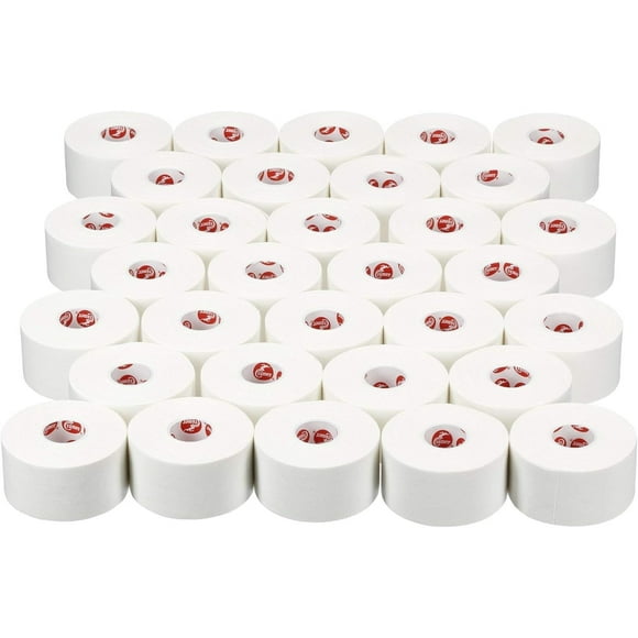 Cramer 950 Premium White Athletic Tape, Bulk Case of Rolls, 1.5" X 15 Yard, 32 Rolls