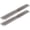 Silver, variant on IULAVP 2 Pcs Stainless Steel Cutting and Styling Combs - Carbon Fine for Precision Trimming, Multiple Colors (Silver)
