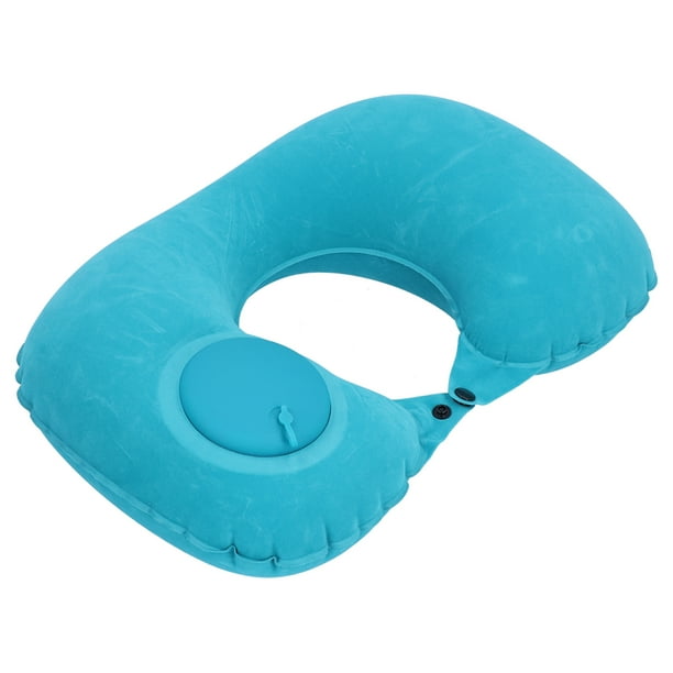 Almohada de apoyo para el cuello, almohada inflable de aire en forma de U, almohadas de viaje multifuncionales
