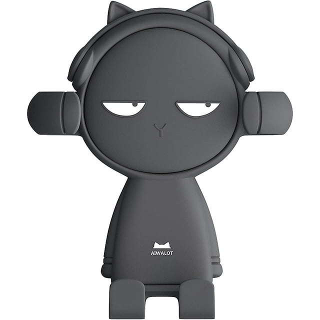 Soporte universal para teléfono de coche con dibujos animados lindos, soporte para teléfono para coche, soporte para montaje en coche de material de silicona, soporte para teléfono para parabrisa