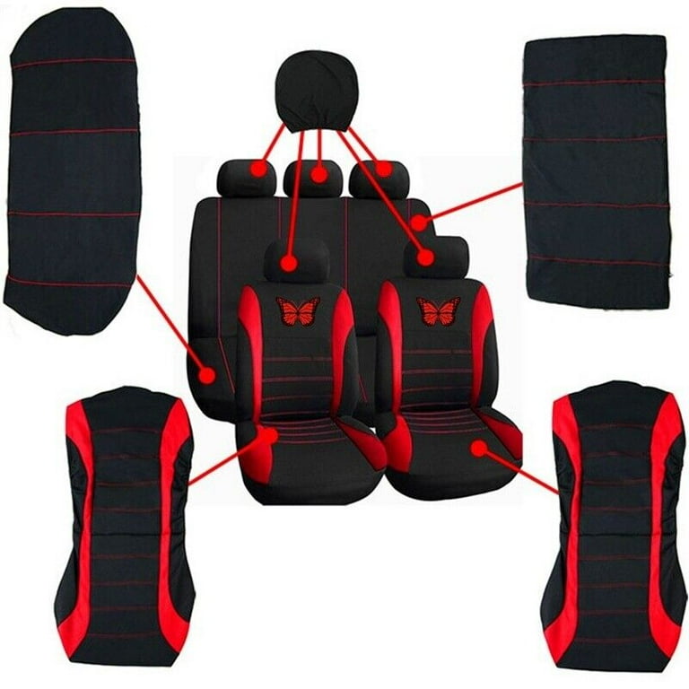 Butterfly Car Seat Covers Universal Car Seat Cover Car Seat Protection Covers Women Car Interior Accessories Orange Walmart