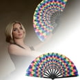 thumbnail image 2 of TIELUTT The Fan Art Cloth Craftsmanship Is Of and Durable Baseball Party Decorations Girls First Birthday Decorations Deer Fan Hand Decorations Paper Fans with Handle, 2 of 6