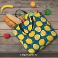 thumbnail image 5 of KLL Lemon Pattern Aesthetic Tote Bag for Women Beach Bag Shopping Bags Shoulder Bag Reusable Grocery Bags, 5 of 7