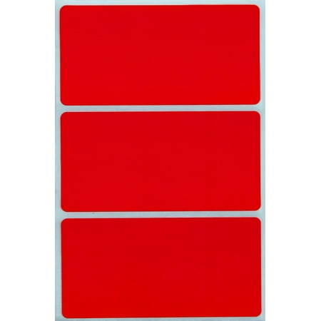 - Colorful name tag stickers for Office 4x2 inch Red sticker labels (102 mm x 51 mm) - 45 Pack by Royal Green
