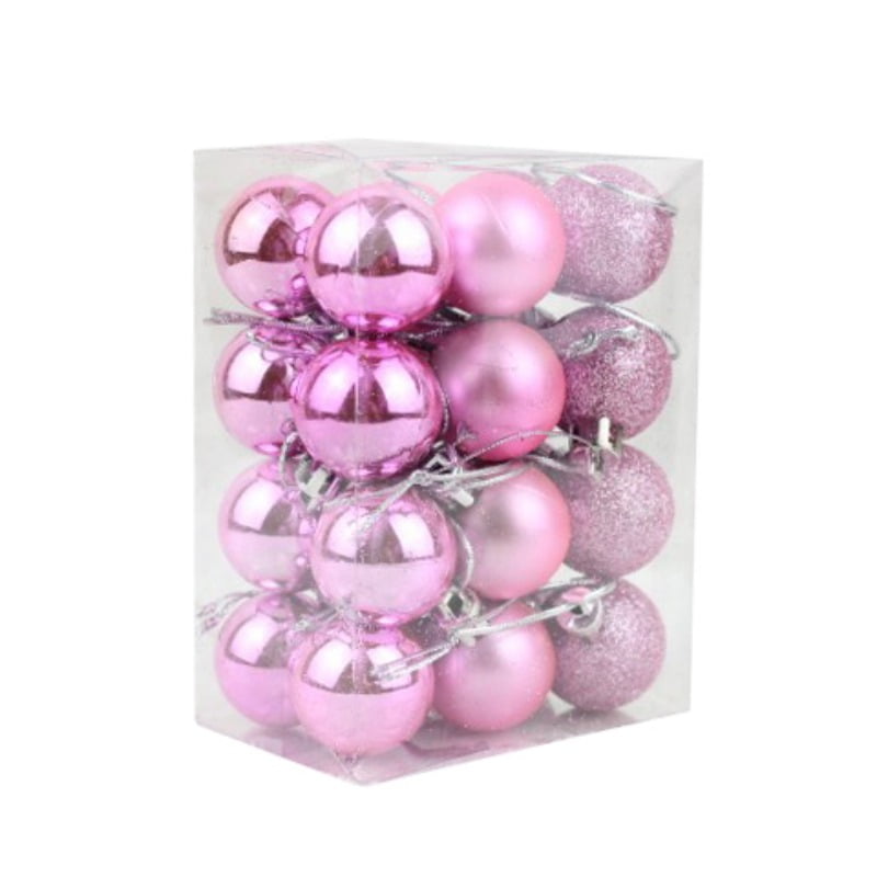 Enjoy 24pcs Christmas Tree Baubles Balls Decor Ornament Xmas
