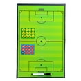 thumbnail image 3 of EeaseMX Pizarra magnética de PVC de 2 secciones para entrenamiento de fútbol profesional, práctica y reutilizable, con marcador e imanes para nevera (verde), 3 of 7