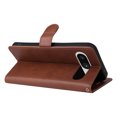 thumbnail image 5 of for Google Pixel 8 Wallet Case, with Credit Card Holder and Wrist Strap, RFID Blocking PU Leather Flip Magnetic Cell Phone Cover Case for Google Pixel 8, Brown, 5 of 8