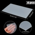thumbnail image 2 of 6Sheet 6 pcs 12 x 8 Inch Plastic Rectangle Handbag Base Shaper Purse Bottom Insert Clear Bag Stabilizer Handbag Base Shaper Purse Bottom Insert for DIY Tote Purse Handbag Bottom, 2 of 7