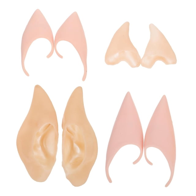 4 pares de orejas de elfo falsas, accesorios para orejas de Cosplay, accesorios para vestir orejas postizas Sincero Electrónica