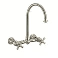 thumbnail image 3 of Whitehaus Whkwcr3-9301-Nt Vintage Iii Plus 1.5 GPM Wall Mounted Bridge Kitchen Faucet -, 3 of 4