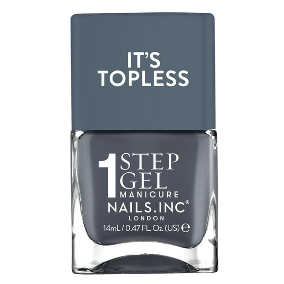 Nails Inc It'S Topless Gel Nail Polish 4-In-1 Base Coat Treatment Color & Top Coat Long Lasting Strong Chip Free Nails Glossy Salon Quality Manicure At Home Vegan Cruelty Free Shade Emily