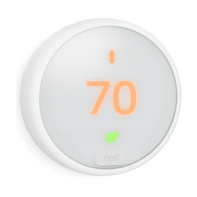 Termostato E Inteligente, ahorrador de energia, Google Nest, color blanco